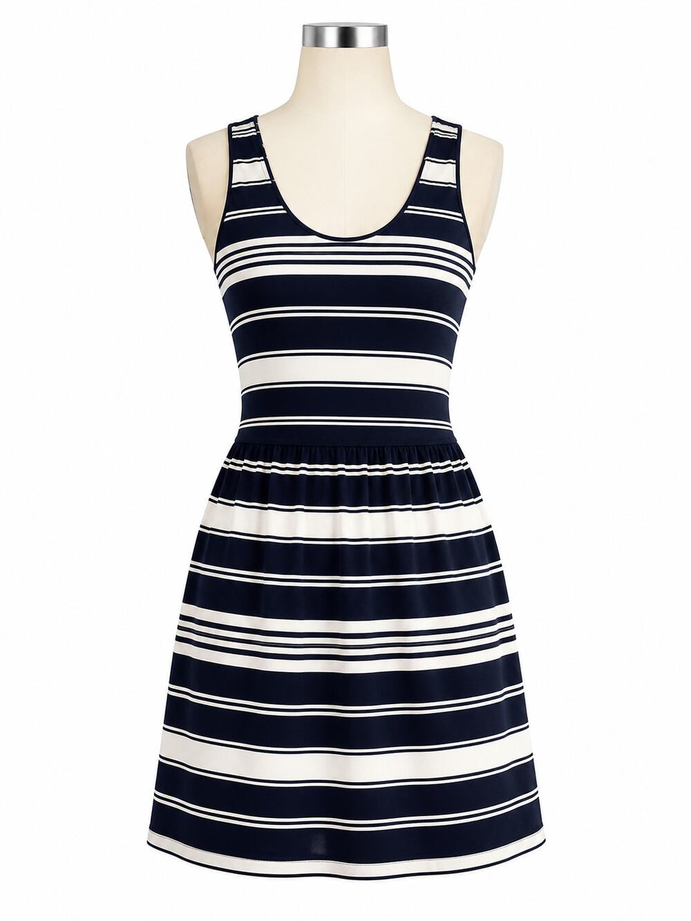 J.Crew Navy & White Striped Mini Nautical Tank Dress - Size XXS